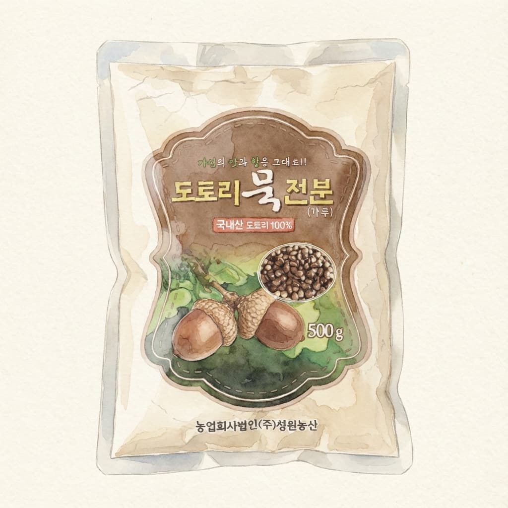 도토리묵가루 패키지
